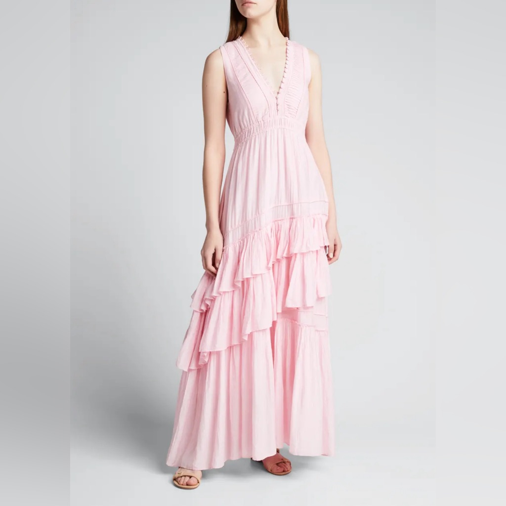 Loveshackfancy Jordie Tiered Ruffle Maxi Dress